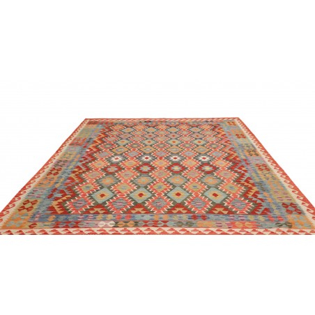 Tappeto Kilim Afghanistan marrone grigio 247x296