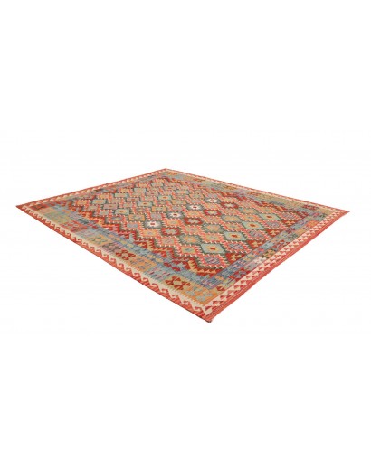Tappeto Kilim Afghanistan marrone grigio 247x296