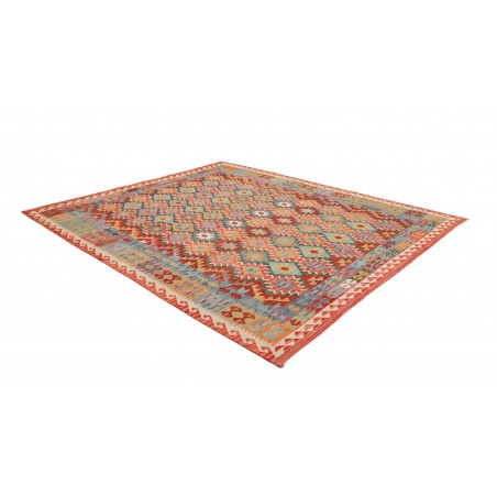 Tappeto Kilim Afghanistan marrone grigio 247x296