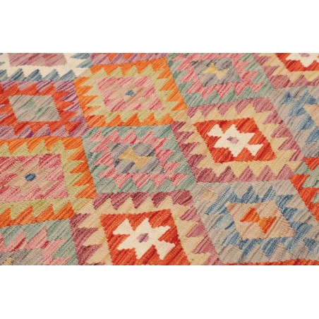 Tappeto Kilim Afghanistan marrone azzurro 244x290