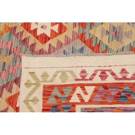 Tappeto Kilim Afghanistan marrone azzurro 244x290