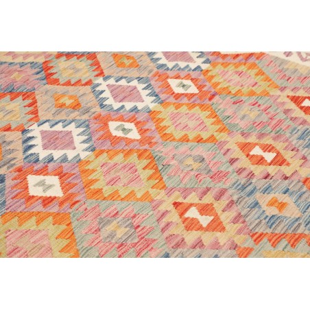 Tappeto Kilim Afghanistan beige arancione 246x291