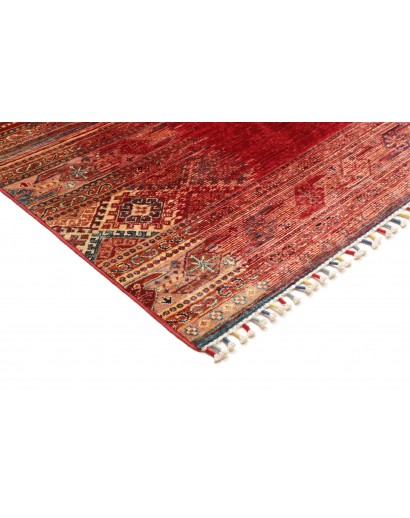 Tappeto Siva Pakistan marrone grigio 245x297