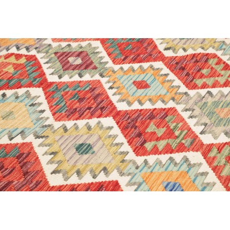 Tappeto Kilim Afghanistan marrone grigio 256x243