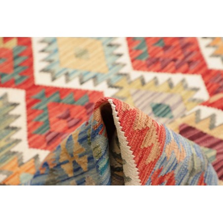 Tappeto Kilim Afghanistan marrone grigio 256x243