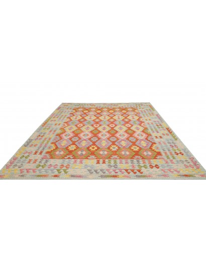 Tappeto Kilim Afghanistan marrone beige 254x294