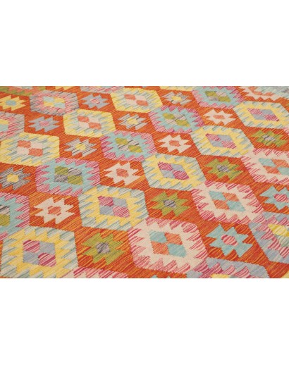 Tappeto Kilim Afghanistan marrone beige 254x294