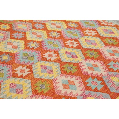 Tappeto Kilim Afghanistan marrone beige 254x294
