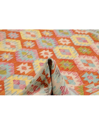 Tappeto Kilim Afghanistan marrone beige 254x294
