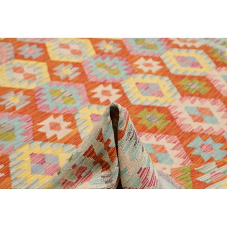 Tappeto Kilim Afghanistan marrone beige 254x294