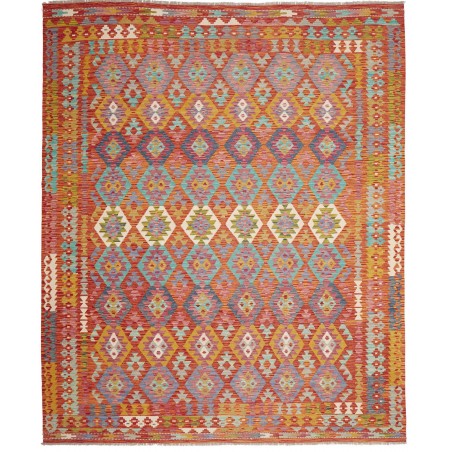 Tappeto Kilim Afghanistan marrone bianco 256x307