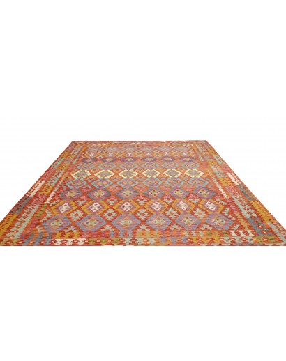 Tappeto Kilim Afghanistan marrone bianco 256x307