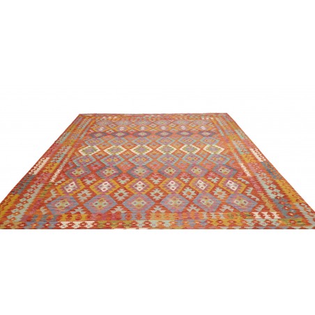 Tappeto Kilim Afghanistan marrone bianco 256x307