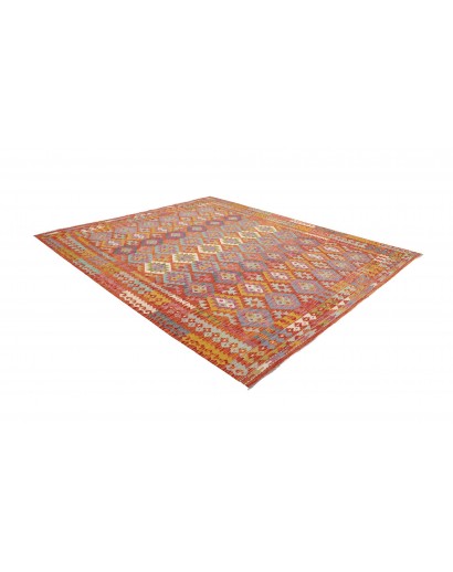 Tappeto Kilim Afghanistan marrone bianco 256x307