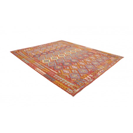 Tappeto Kilim Afghanistan marrone bianco 256x307