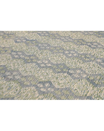 Tappeto Kilim Afghanistan azzurro 259x365