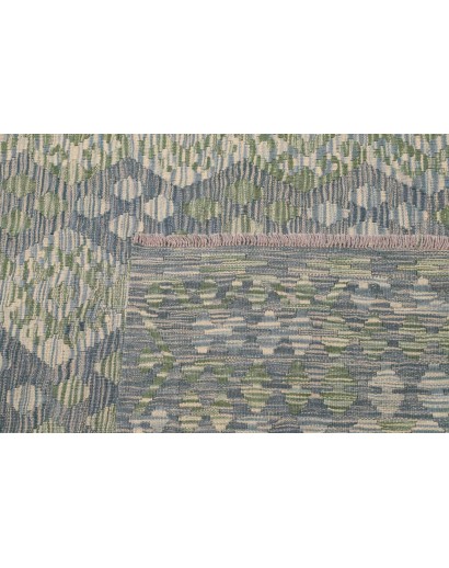 Tappeto Kilim Afghanistan azzurro 259x365