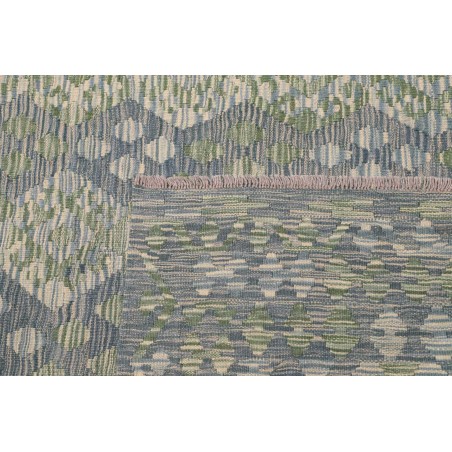 Tappeto Kilim Afghanistan azzurro 259x365