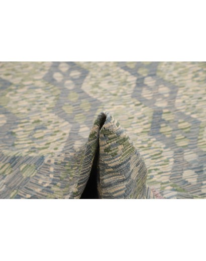 Tappeto Kilim Afghanistan azzurro 259x365