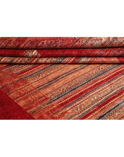 Tappeto Siva Pakistan marrone grigio 245x297