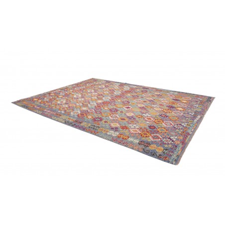 Tappeto Kilim Afghanistan marrone bianco 267x359