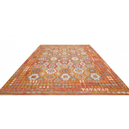 Tappeto Kilim Afghanistan arancione 276x345
