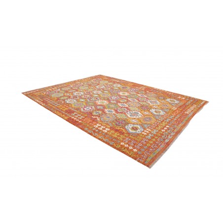 Tappeto Kilim Afghanistan arancione 276x345