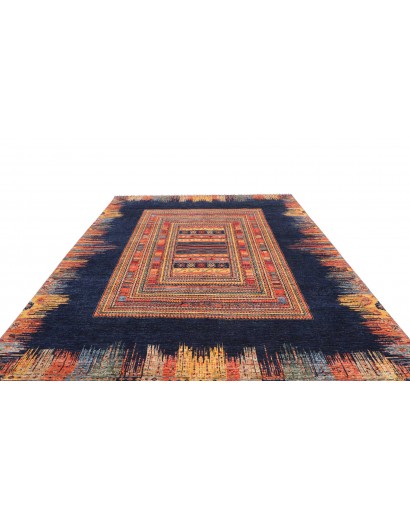 Tappeto Siva Pakistan grigio arancione 252x290