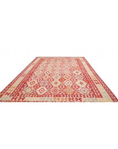 Tappeto Kilim Afghanistan marrone 257x350