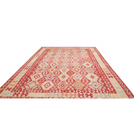 Tappeto Kilim Afghanistan marrone 257x350