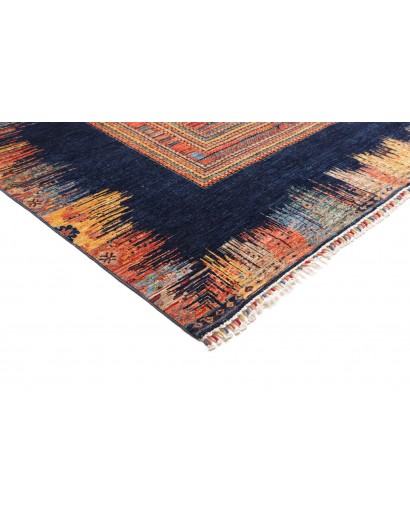 Tappeto Siva Pakistan grigio arancione 252x290