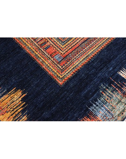 Tappeto Siva Pakistan grigio arancione 252x290