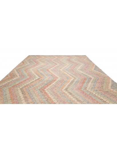Tappeto Kilim Afghanistan beige marrone 323x390