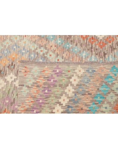Tappeto Kilim Afghanistan beige marrone 323x390