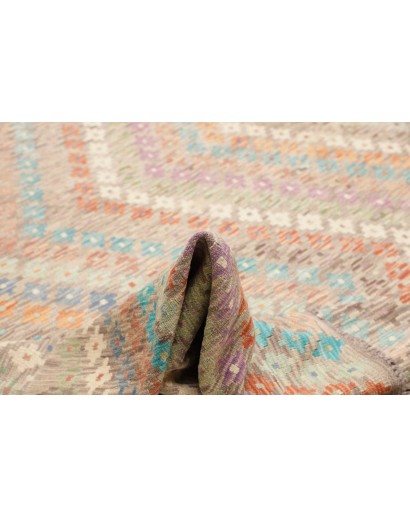 Tappeto Kilim Afghanistan beige marrone 323x390