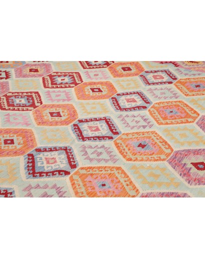Tappeto Kilim Afghanistan marrone 300x384