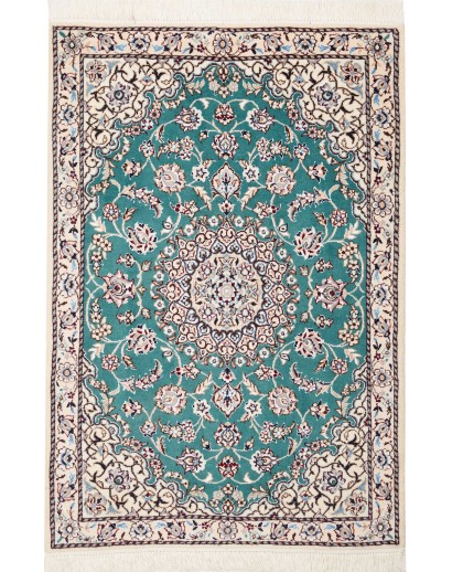 Tappeto Nain 9La Persia grigio verde 79x116