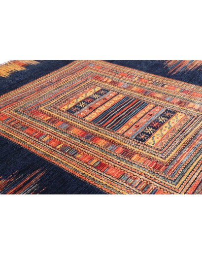 Tappeto Siva Pakistan grigio arancione 252x290