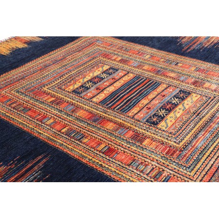 Tappeto Siva Pakistan grigio arancione 252x290