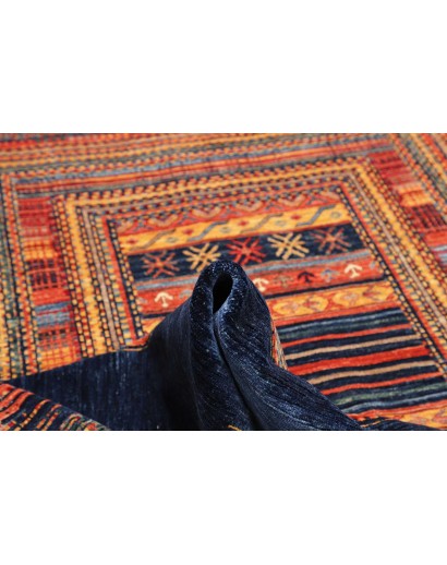 Tappeto Siva Pakistan grigio arancione 252x290