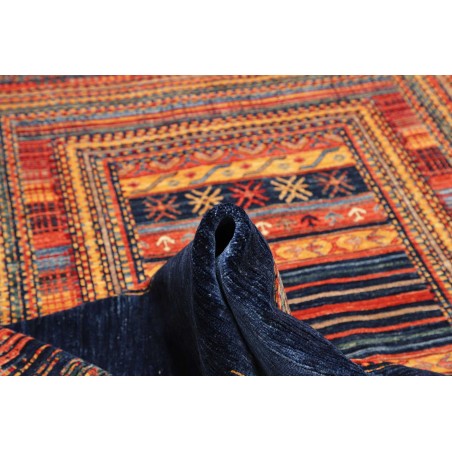 Tappeto Siva Pakistan grigio arancione 252x290