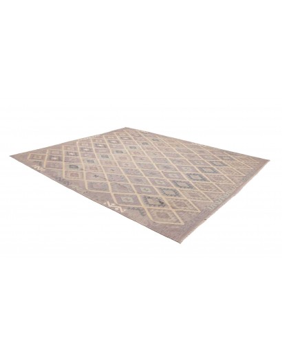 Tappeto Kilim Afghanistan azzurro beige 254x299