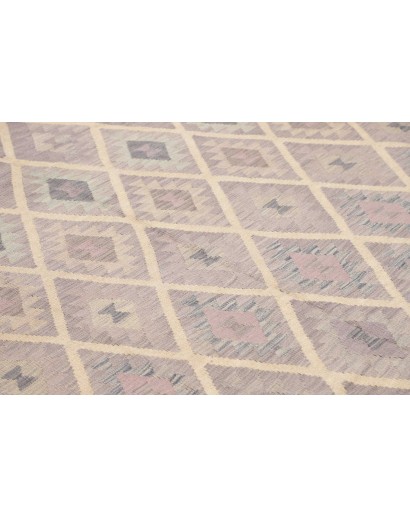 Tappeto Kilim Afghanistan azzurro beige 254x299
