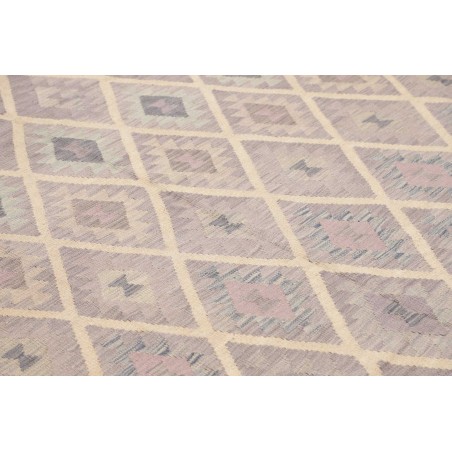 Tappeto Kilim Afghanistan azzurro beige 254x299