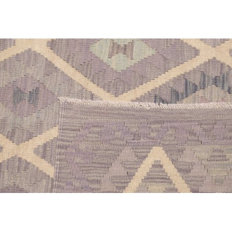 Tappeto Kilim Afghanistan azzurro beige 254x299
