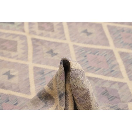 Tappeto Kilim Afghanistan azzurro beige 254x299