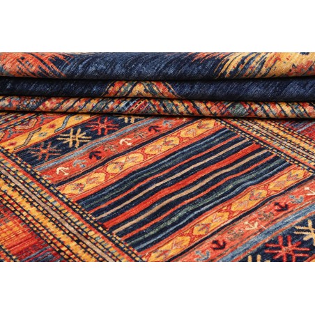 Tappeto Siva Pakistan grigio arancione 252x290