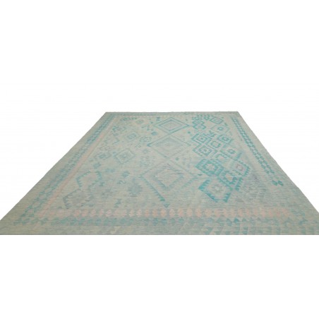 Tappeto Kilim Afghanistan azzurro blu 253x337
