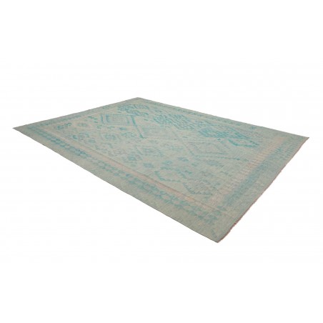 Tappeto Kilim Afghanistan azzurro blu 253x337