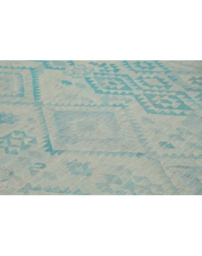 Tappeto Kilim Afghanistan azzurro blu 253x337